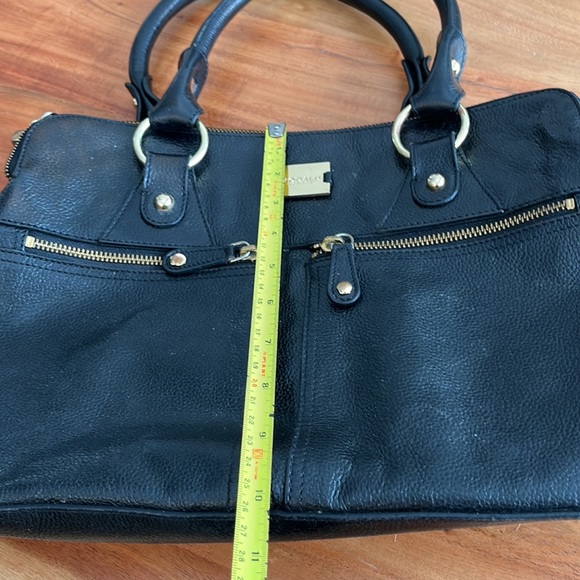 Modalu London Black Leather Handbag - Picture 4 of 14